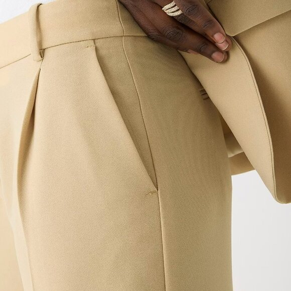 NWT - J. Crew Tall relaxed drapey crepe trouser - Picture 3 of 6